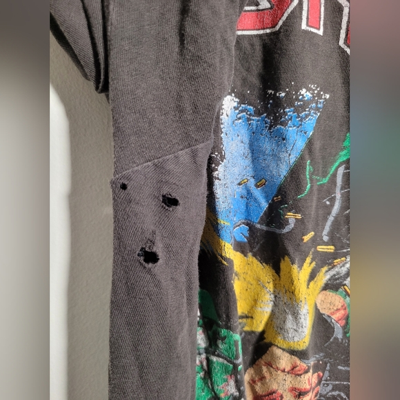 1990 Iron Maiden tour tee - Picture 6 of 8